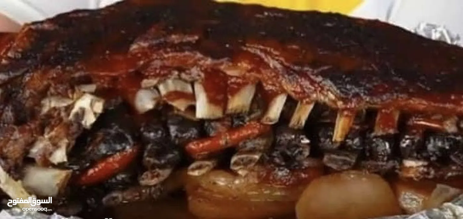 خروف مشوي او محشي او محشي ورق عنب دوالي