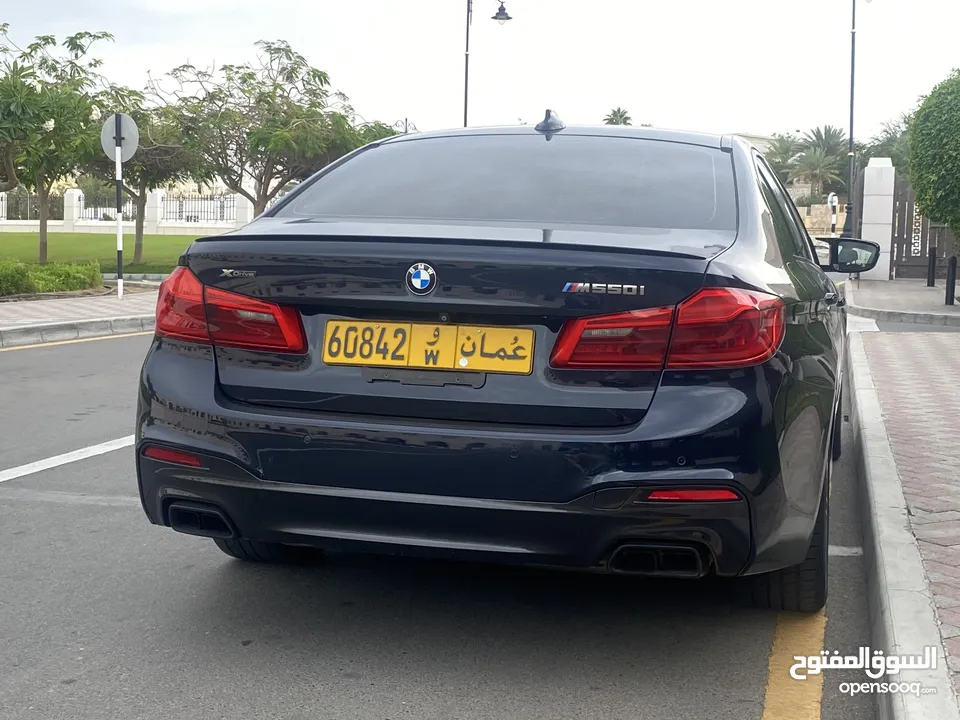 BMW M550 2018 بي ام دبليو