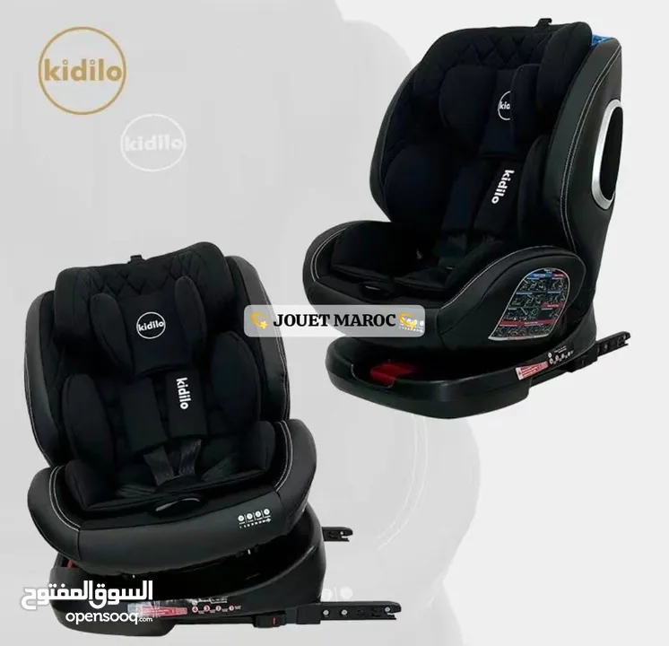 لعبة المغربيه مقعدة سيارات من الولادة الى 12 سنة دوار-isofix Grp 01/03/05 مقعد سيارات دوار 360درجة