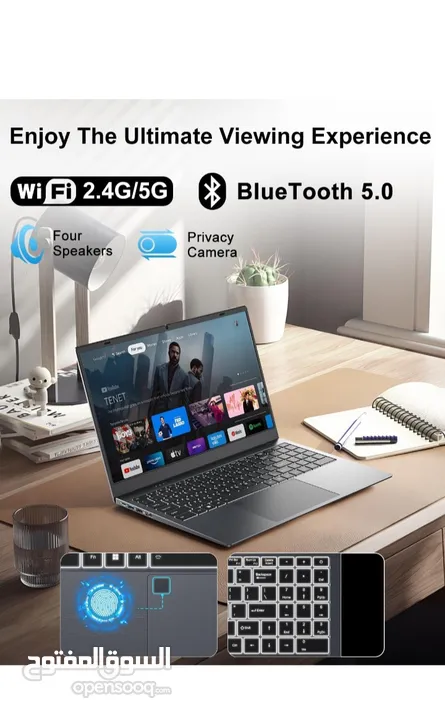 "جاهز للإنجاز: لابتوب احترافي بشاشة 15.6 بوصة وRAM 16GB"