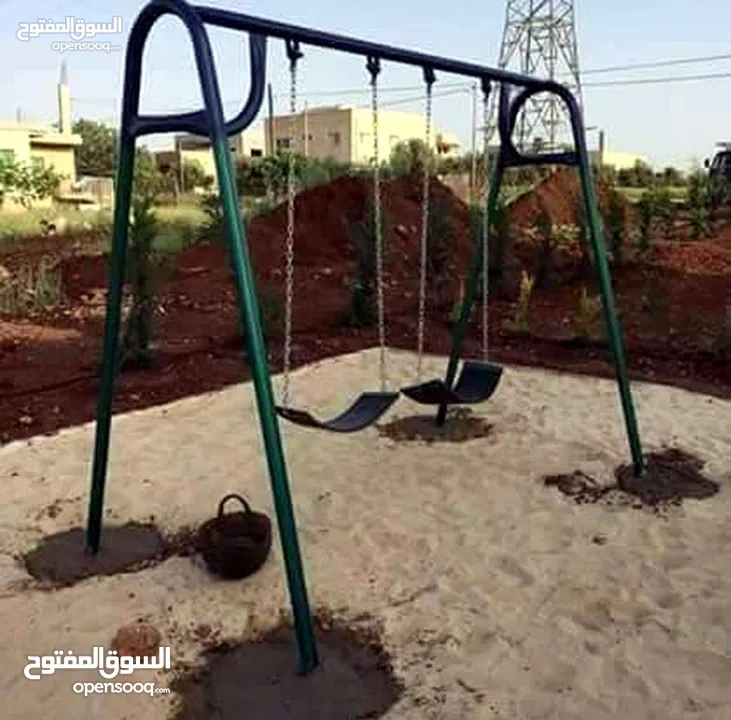 العاب حديد مراجيح وسحاسيل للحدائق والمزارع والشاليهات