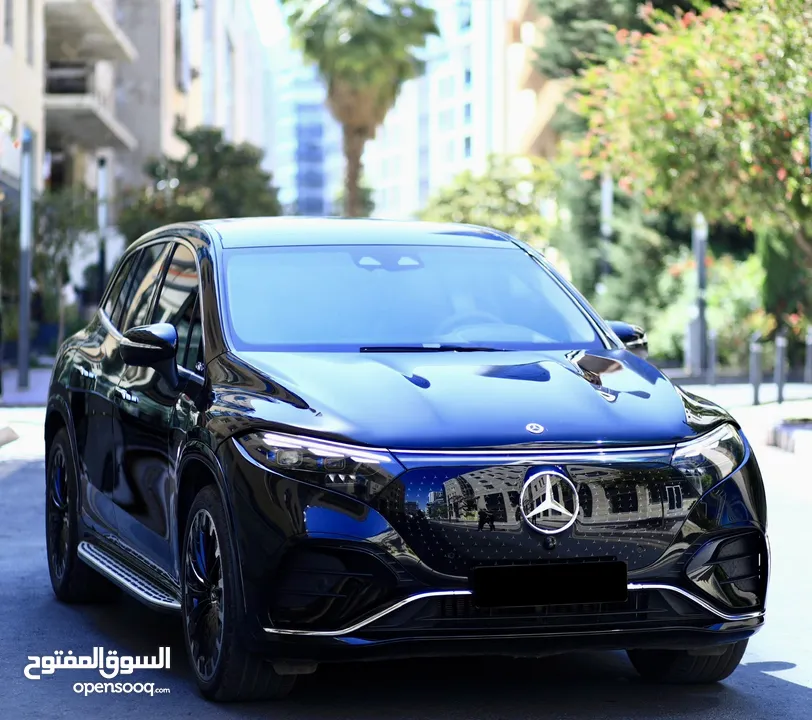 للبيع  مرسيدس MERCEDES EQS 580 SUV 4MATIC  موديل 2023  كهربائية بالكامل  7 مقاعد  فل كامل