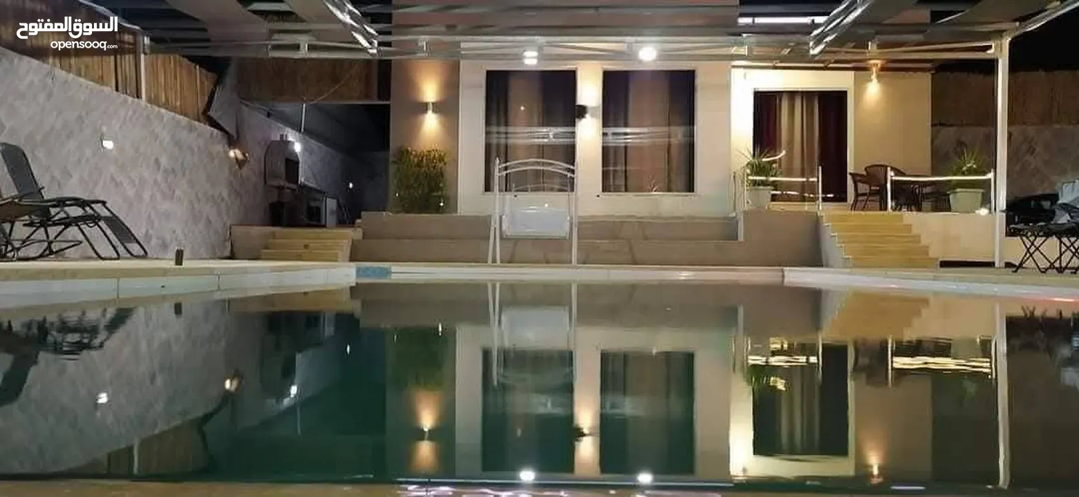 شاليه مفروش وجغهز للبيع بسعر مغرري جدا عالكاش البيع لعدم التفرغ