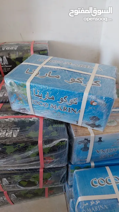 فحم جوز الهند الطبيعي كوكو مارينا الطبيعي
