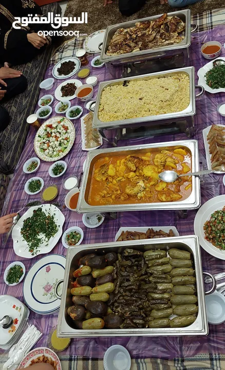 مطبخ اكلات وطبخات وبوفيهات مفتوحه لجميع انواع المناسبات وايضا نعمل وجبات فرديه