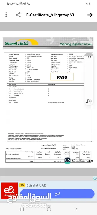 TOYOTA SIENNA HAYPRED USA 2021 KM 30000