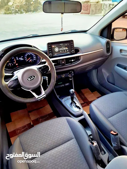 كيا بكانتو 2020 عداد قليل 39 دهان الشركه بل كامل
