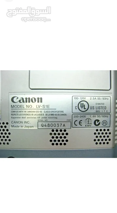 Canon LV-S1 LCD Projector سينما منزلية