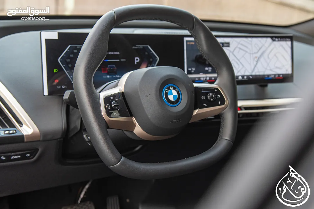 BMW IX40 xDrive 2024  عداد صفر، وارد و كفالة الشركة   كهربائية بالكامل  Full electric