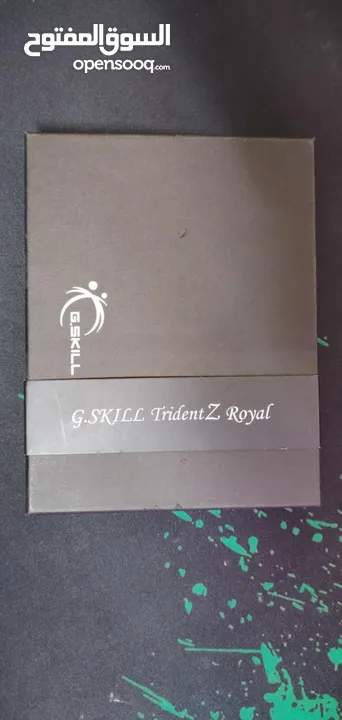 رام G.Skill Trident Z Royal Silver 16GB (2*8) 3200 mhz الملكي