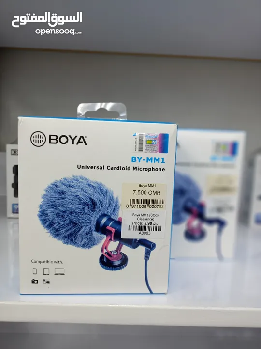 BOYA BY-MM1 UNIVERSAL CARDIOID MICROPHONE