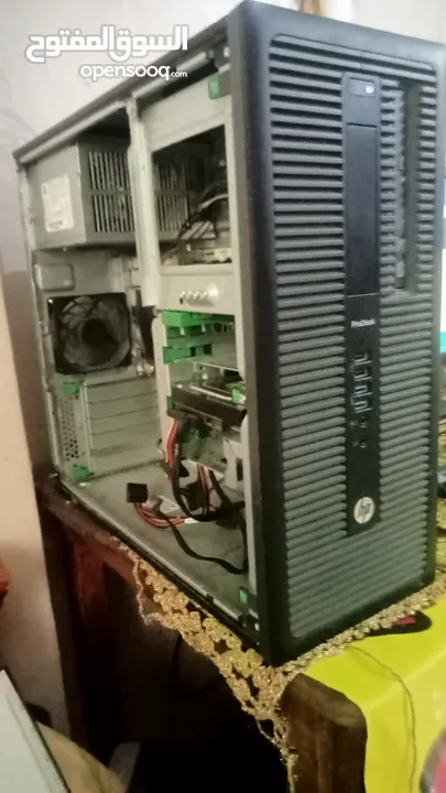 كسية كمبيوتر للبيع HP ProDesk 600 G1 Tower Core I5-4570 Ram 8G HDD 500G