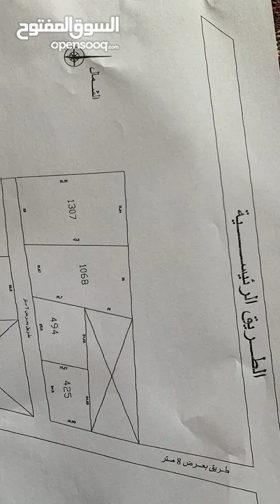 مقسم سكني او ستراحات وادي الربيع المظل 