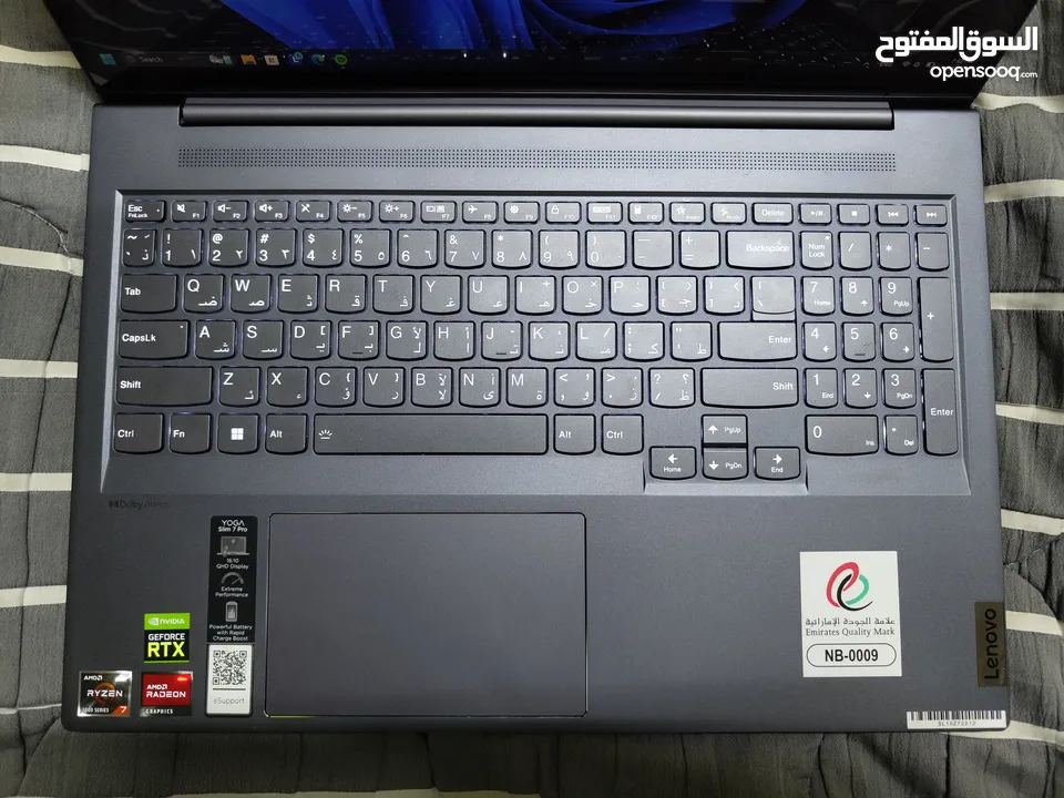 Lenovo Yoga Slim 7 Pro - 16inch - toch screen - ryzen 7