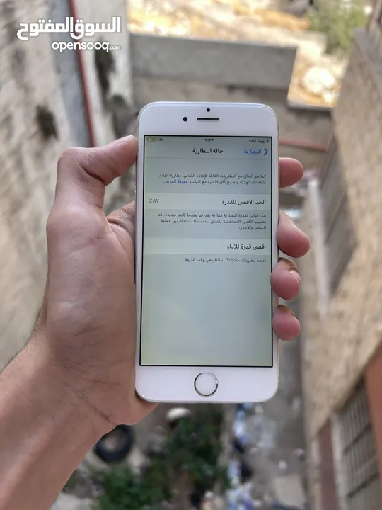 جوال آيفون 6 عادي مساحه 16  عليه آيكلاود داخلي بس الجهاز شغال من جوه السعر نار يلي معني فقط واتس أب