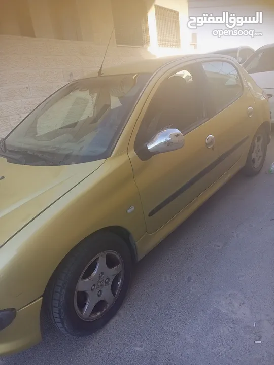 بيجو 206  1400cc يد  ثالثا  ترخيص و تامين  ل نهاية العام