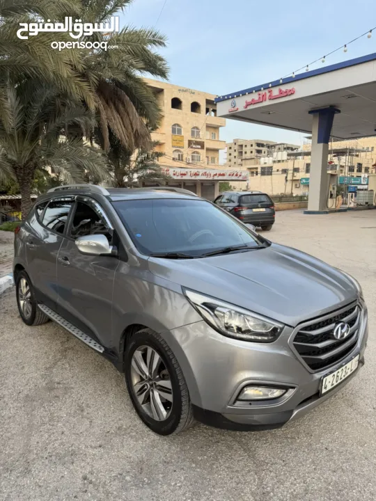 فقط 64 كاش جيب هيونداي توسان 2014 فل اضافات ترخيص تامين شامل اغلبه دهان شركة جديد بالورقة بصمة شاشة