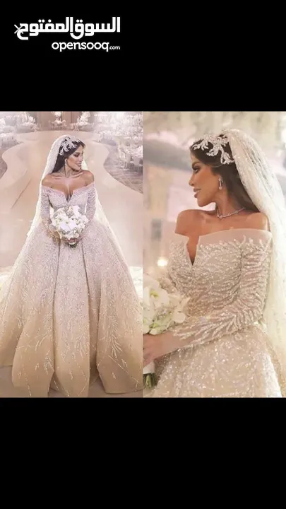 أجمل فستانين الزفاف والسهرة 2024