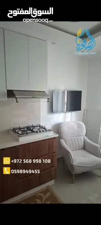 استديو مميز مفروش للايجار قريب من وسط البلد