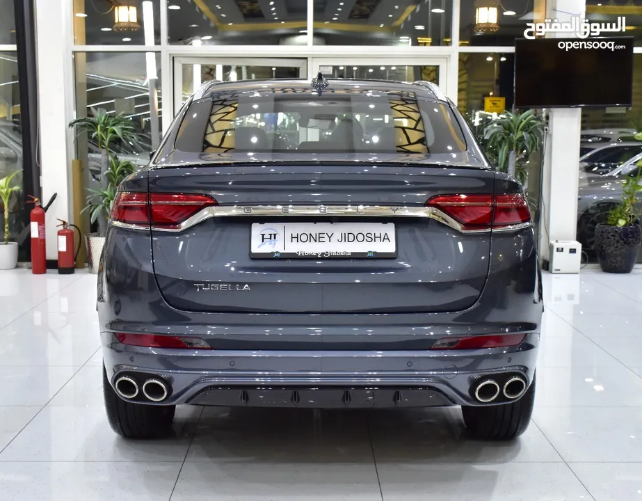 Geely Tugella ( 2024 Model ) in Grey Color GCC Specs This has done a kilometer of 4,500 Km