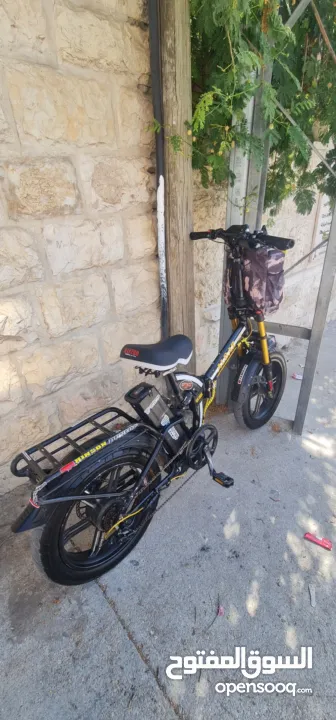 بسكليت كهربا مستعمل بحاله نضيفه