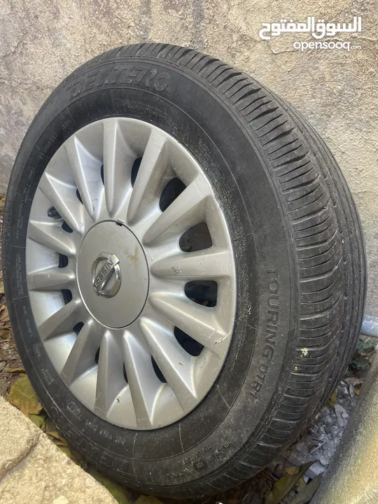 سبير جنط نيسان مع كوشوك نص عمر وطاسه اصليه