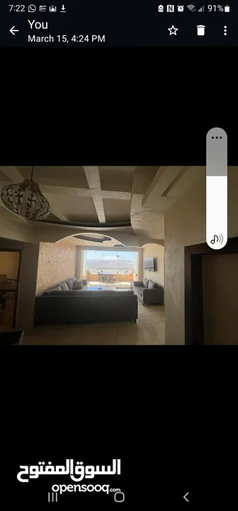 شقه مفروشه للابجار الزرقاء الجديده