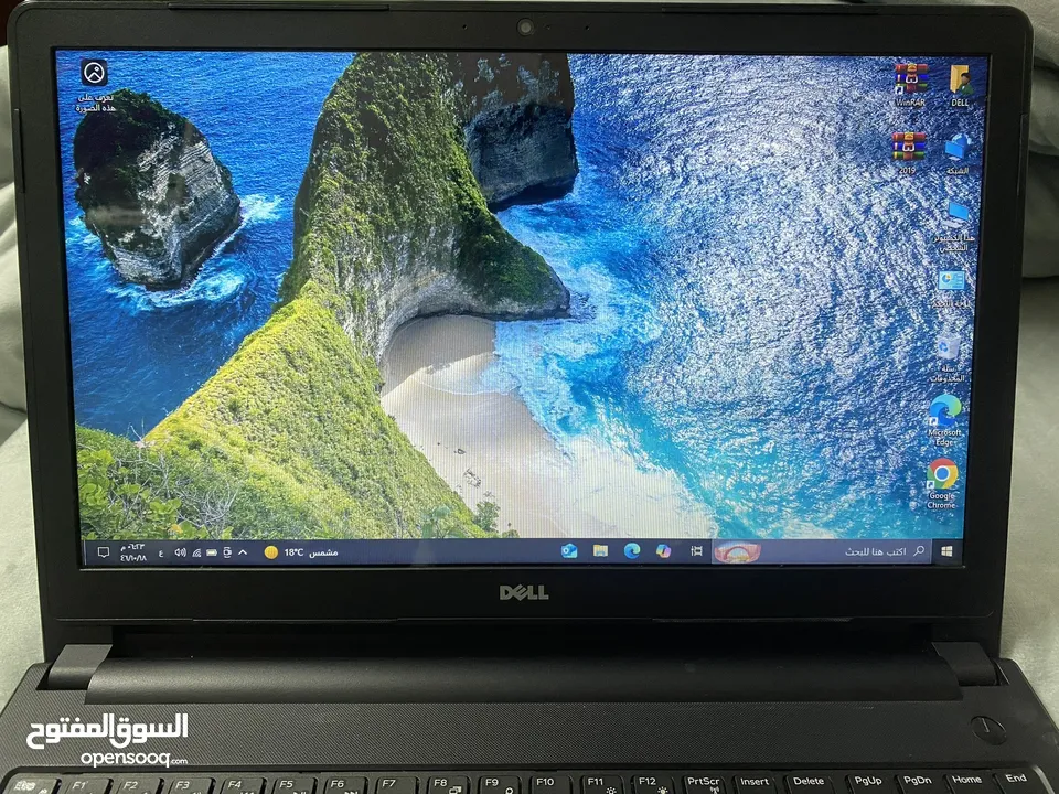 لابتوب dell i5 كرتين شاشة رام 8 جيجا شاشة كبيرة سعرر مميز
