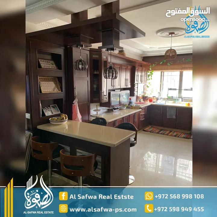 شقه مفروشه للايجار الطيره قرب دوار نبيل عمر مساحه واسعة و مميزه