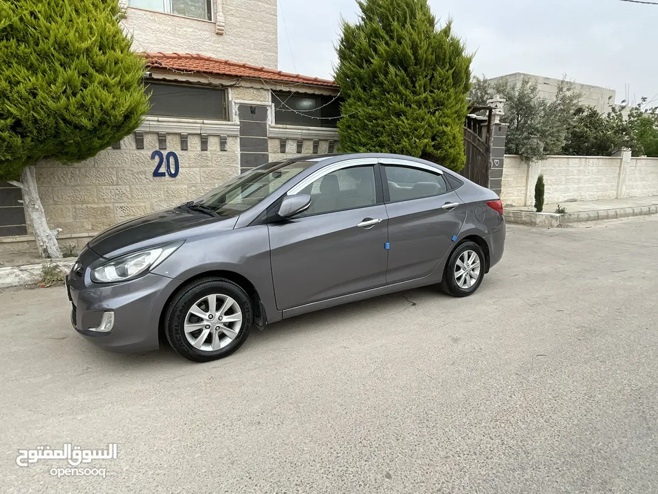 هونداي أكسنت موديل 2013ماتور 1600cc فحص 7جيـــد