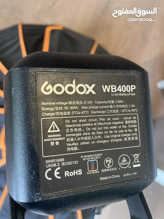 Godox AD 400فلاش تصوير ثابت خارجي