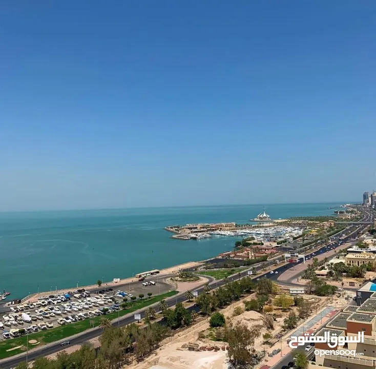 شقة سكنية للايجار فى Byblos complex السالميةقطعة9الدور16 (Sea view)