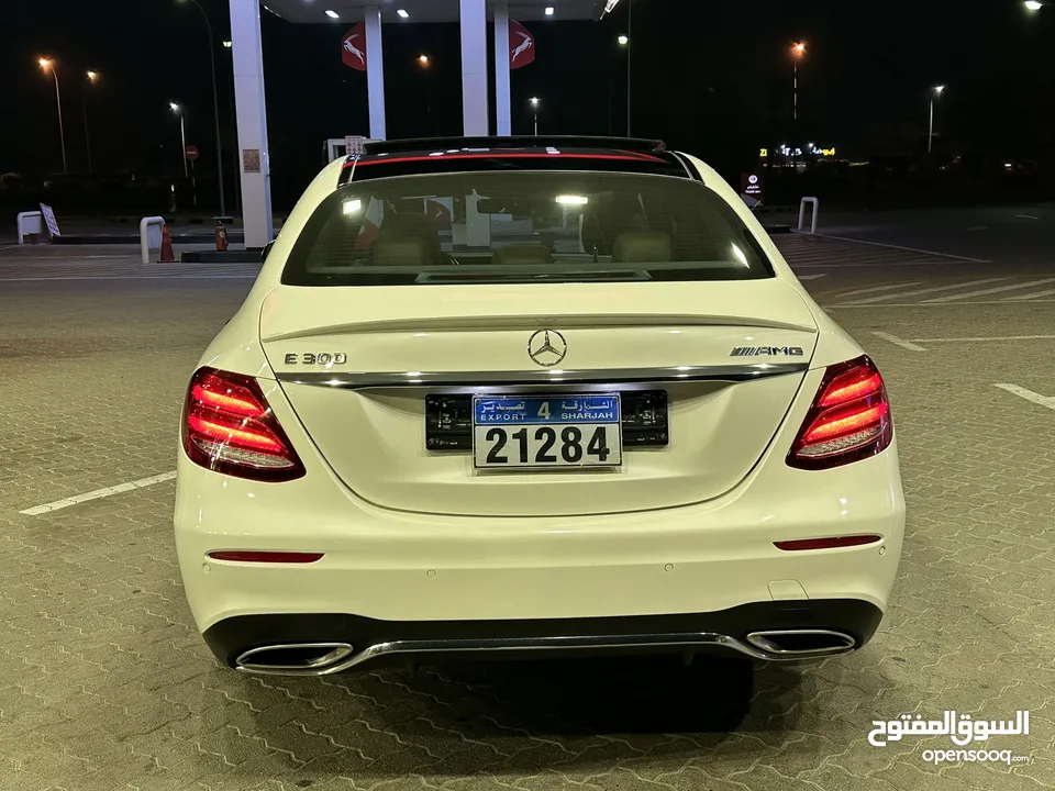 مرسيدس E300 مديل 2017 بنوراما فول ابشن AMG اصل من داخل بني وكاله