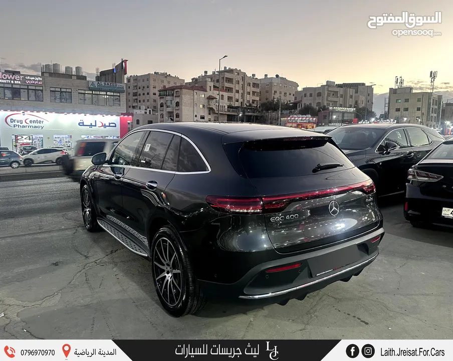 مرسيدس بنز EQC الكهربائية بالكامل 2021 Mercedes Benz EQC 400 4MATIC AMG KIT