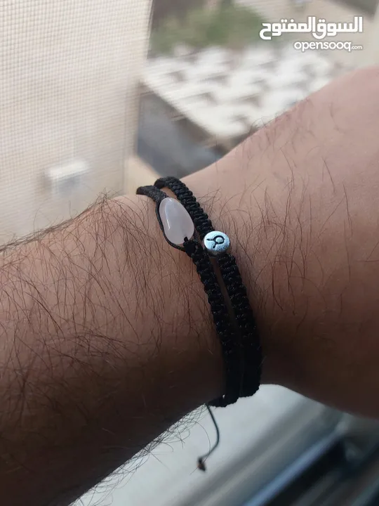 اساور خيوط شغل يدوي handmade ديزاينات مختلفة وحسب الطلب bracelets