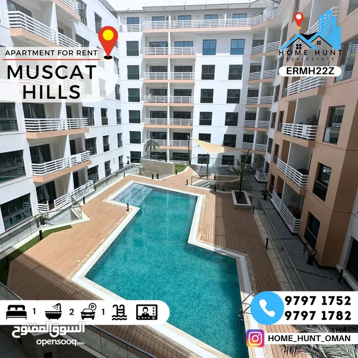 MUSCAT HILLS  BEAUTIFUL 1 BHK APARTMENT WITH BALCONY