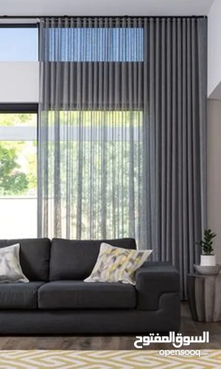 "ستائر مخصصة، تصميم فريد لمنزلك!"  "Custom Curtains, A Unique Design for Your Home!"