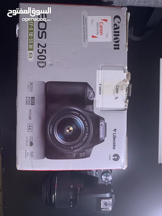 Best budget camera!! 250d for sale