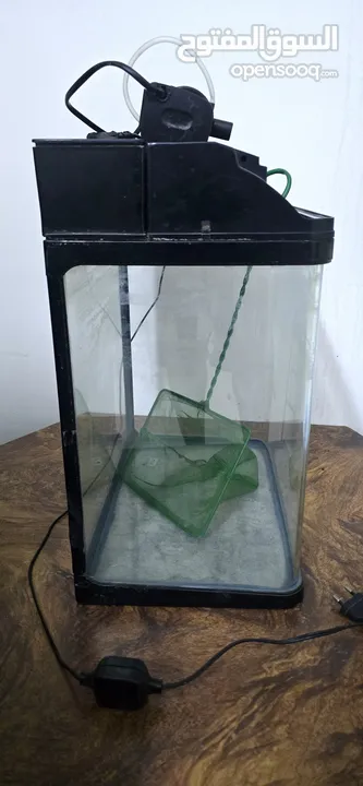 Fish Tank with water filter Used and Clean. Filter working condition..