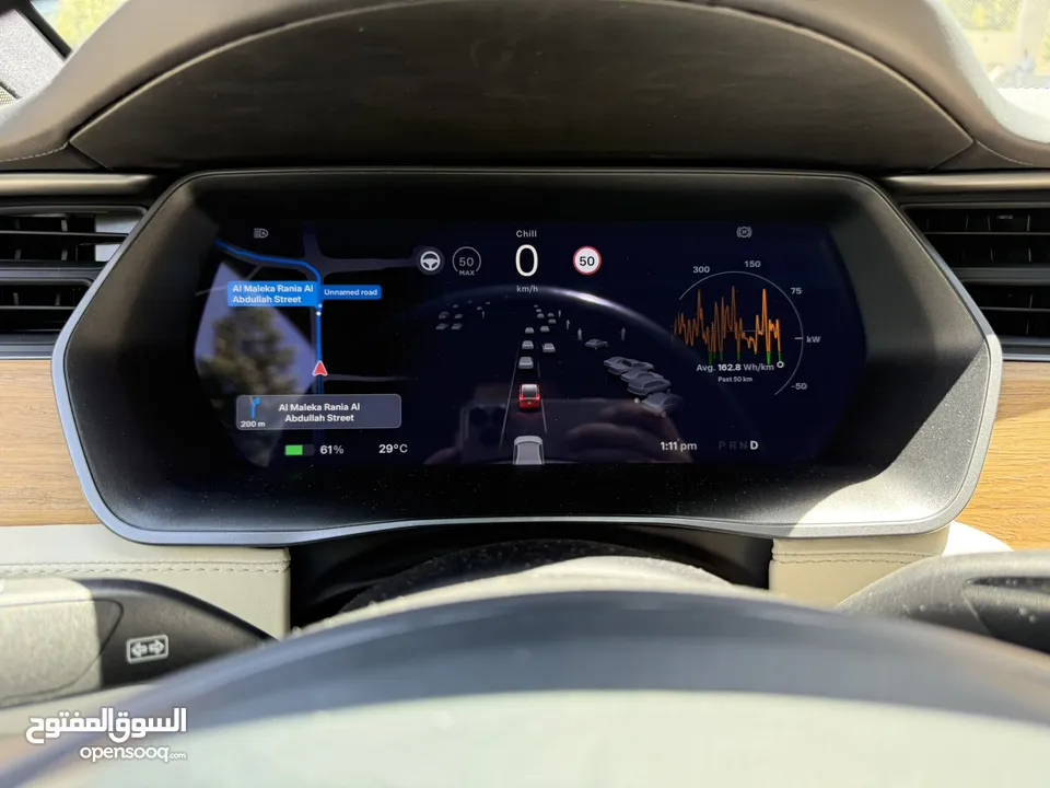 Tesla model X dual motors-long range plus    2020 تسلا X موديل 2020 بطاريه اكبر حجم  قابله للبدل