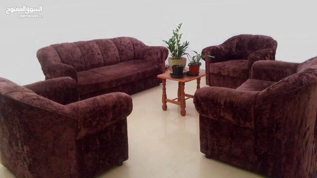 مجموعة صوفا جديدة ذات 5 مقاعد للبيع..sofa set i have..