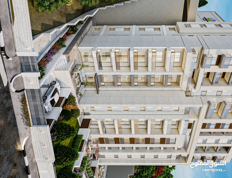 شقة 124مترفي عين مصباح مقابل جامعة القدس المفتوحة مكونة من غرفتين نوم وحمامين وصالون ومطبخ وبلكونتين