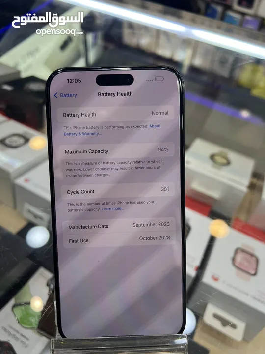 مستعمل وكالة iPhone 15Promax 256GB متوفر لدى سبيد سيل ستور