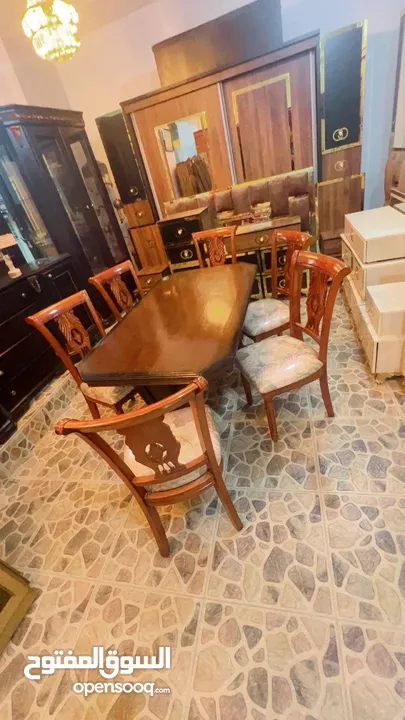 طاوله سفره 6كراسي