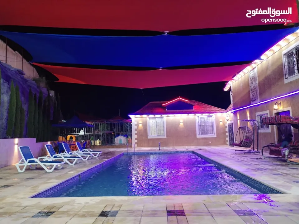 مزرعة وشاليه النبعه الايجار اليومي
