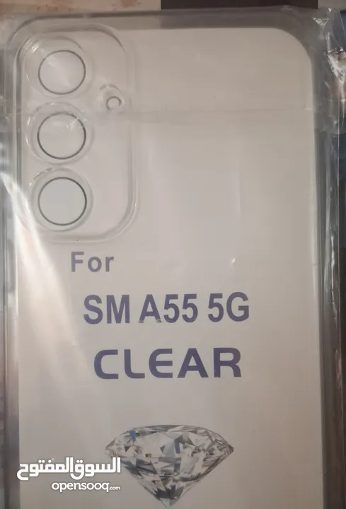 "NEW"Cover for SAMSUNG A55 5G  BUSINESS COVER (CLEAR"ENCLOSED"