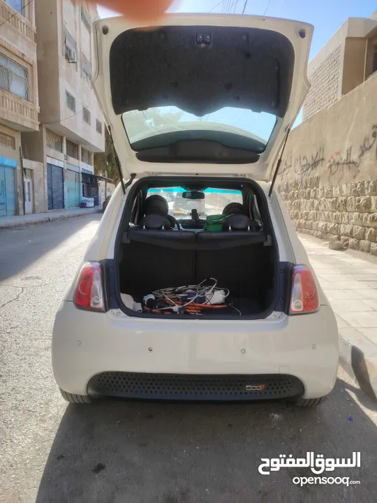 Fiat 500e bacig sport فيات كهربائية بالكامل سبورت بكج