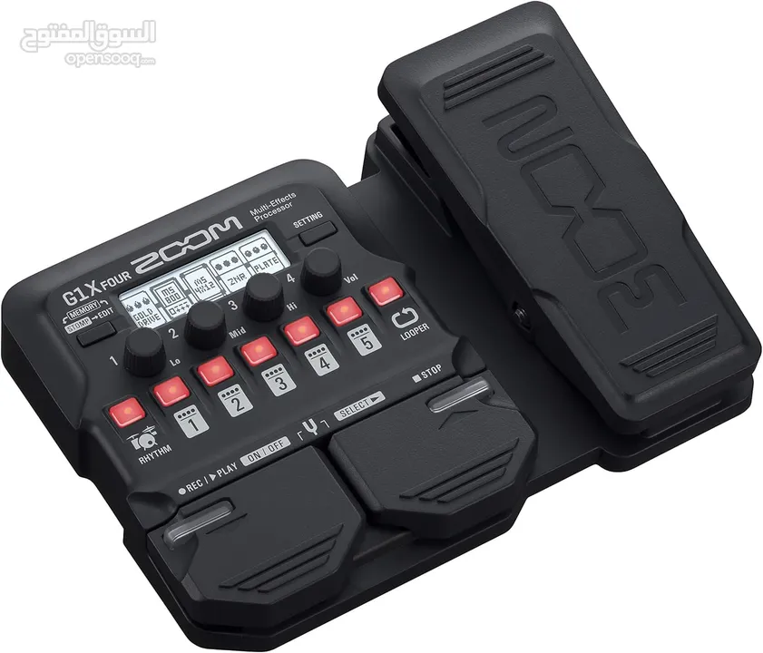 ‏Zoom G1X Four Multi Effects Processor with Expression Pedal