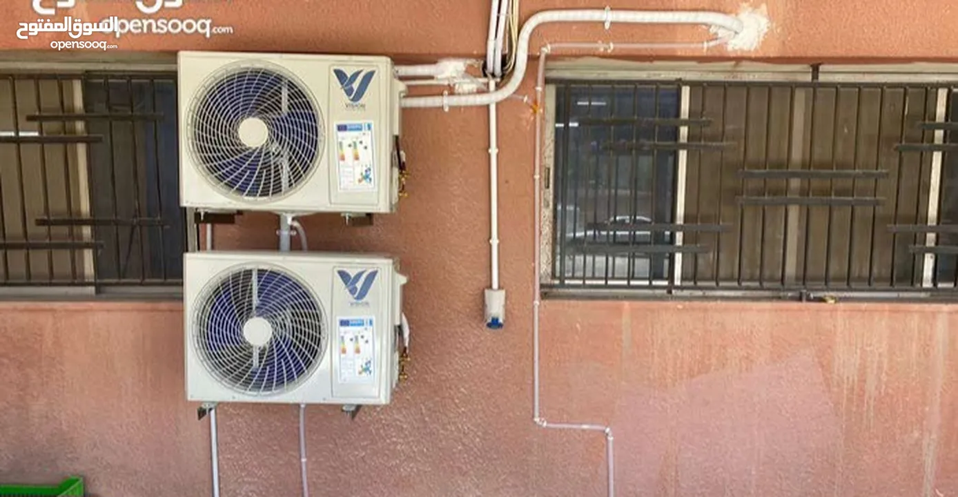 فك وتركيب المكيفات نقل المكيفات صيانه المكيفات تعبئة غاز تأسيس مواسير نحاس غسيل مكيفات