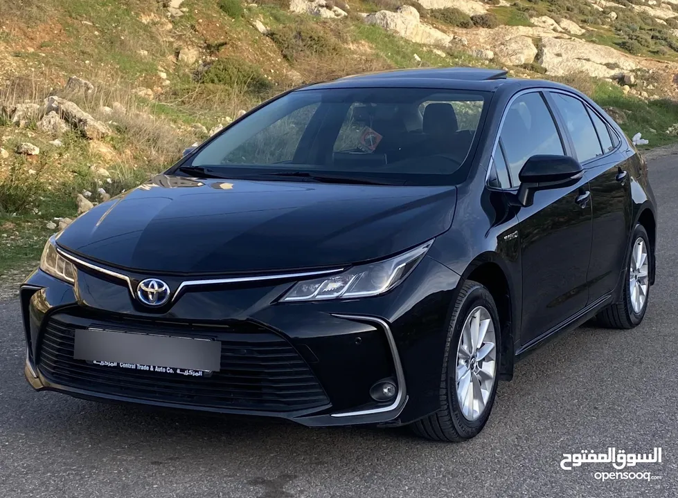 ‏ Corolla Hybrid 2019 ‏Toyota تويوتا كورولا هايبرد 2019  وارد المركزية  مالك شخص واحد فقط